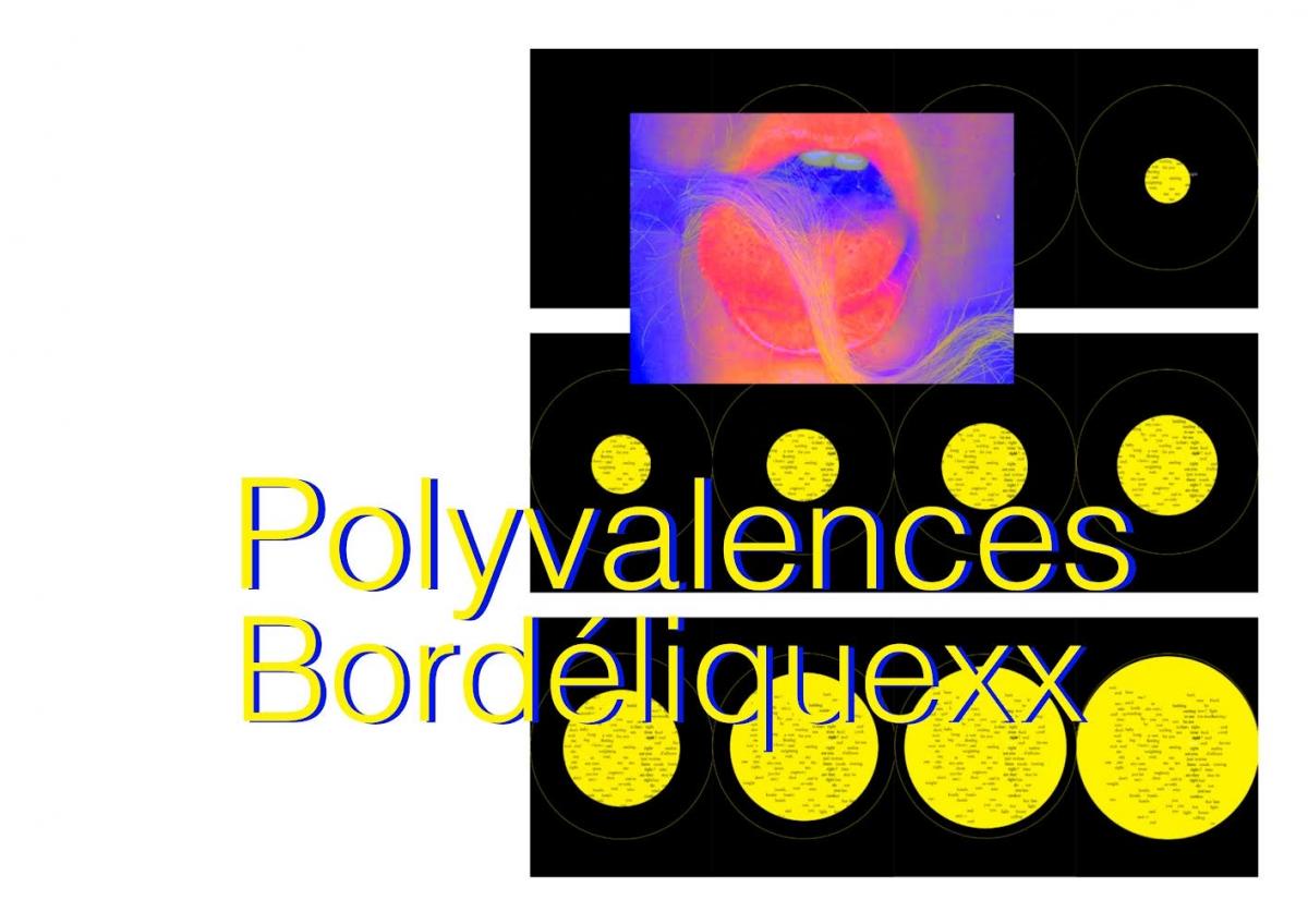 Polyvalences bordeliquexx, images de Esther Sauzet et Alice Vigier-Lévy, mise en forme par Charles Dauphinot, extraits remixés du Polyfanzine, mars 2022