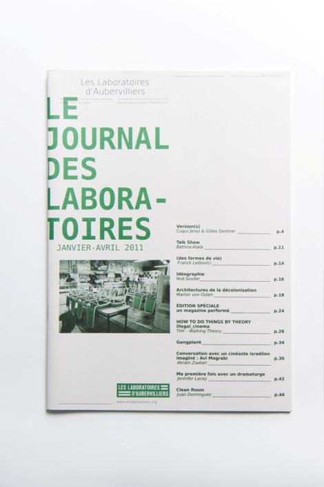 Le Journal des Laboratoires, janvier 2011